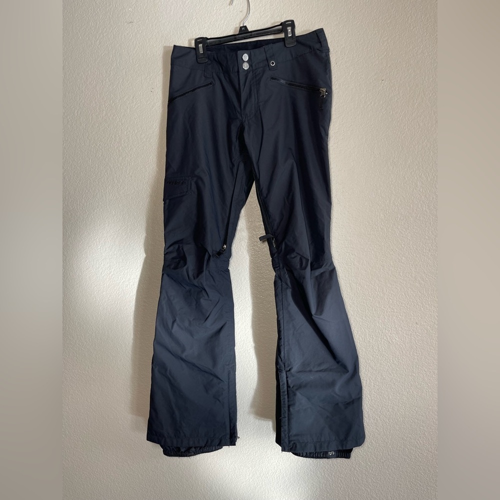 Burton The White Collection Black Snow Pants size small dryride snowboard skiing
